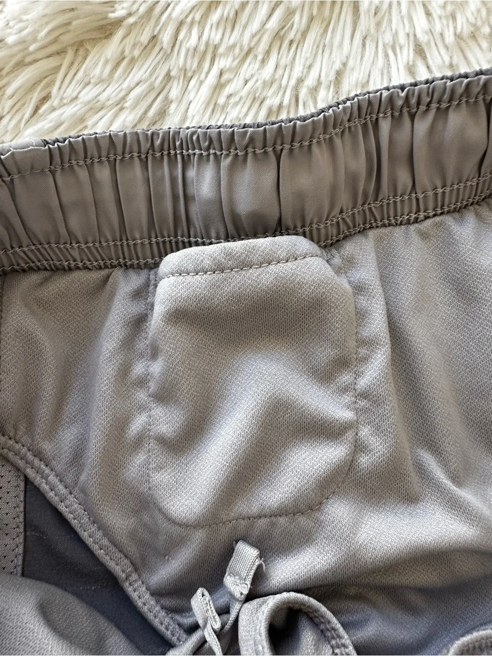 Nike Dri-FIT Tempo Running Shorts Gray Lined Athletic Gym Shorts Size: Large